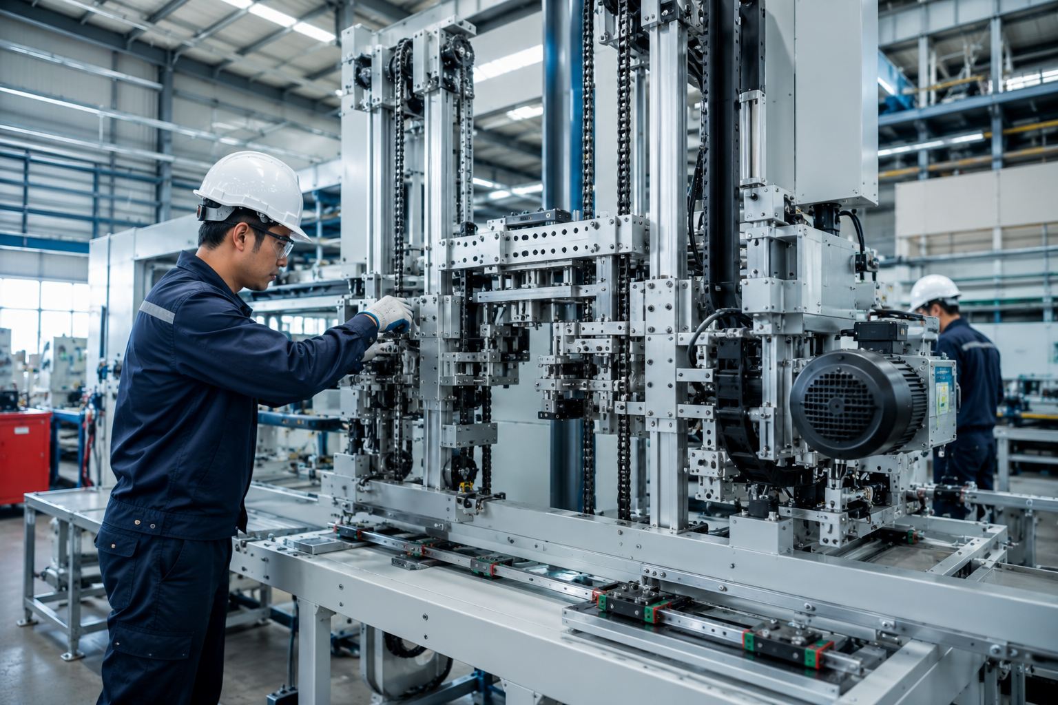 Kỹ thuật viên Thata Vietnam chế tạo và cải tiến máy tự động cho dây chuyền sản xuất