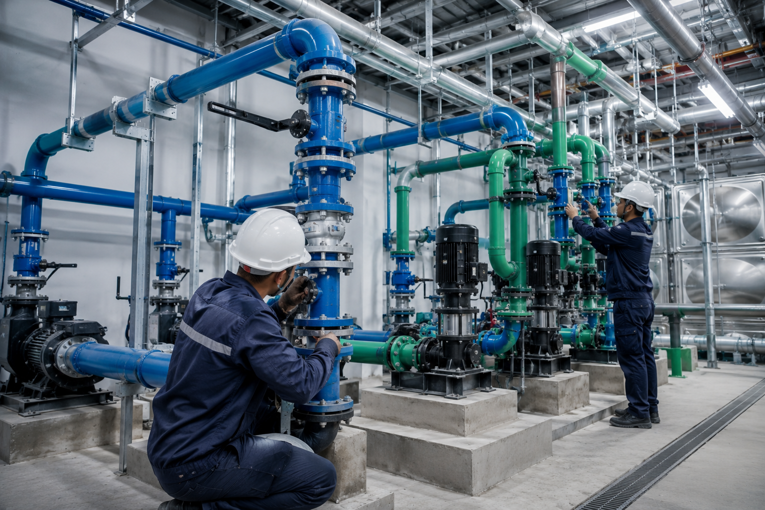 Thi công lắp đặt hệ thống cấp thoát nước nhà xưởng | Thata Vietnam